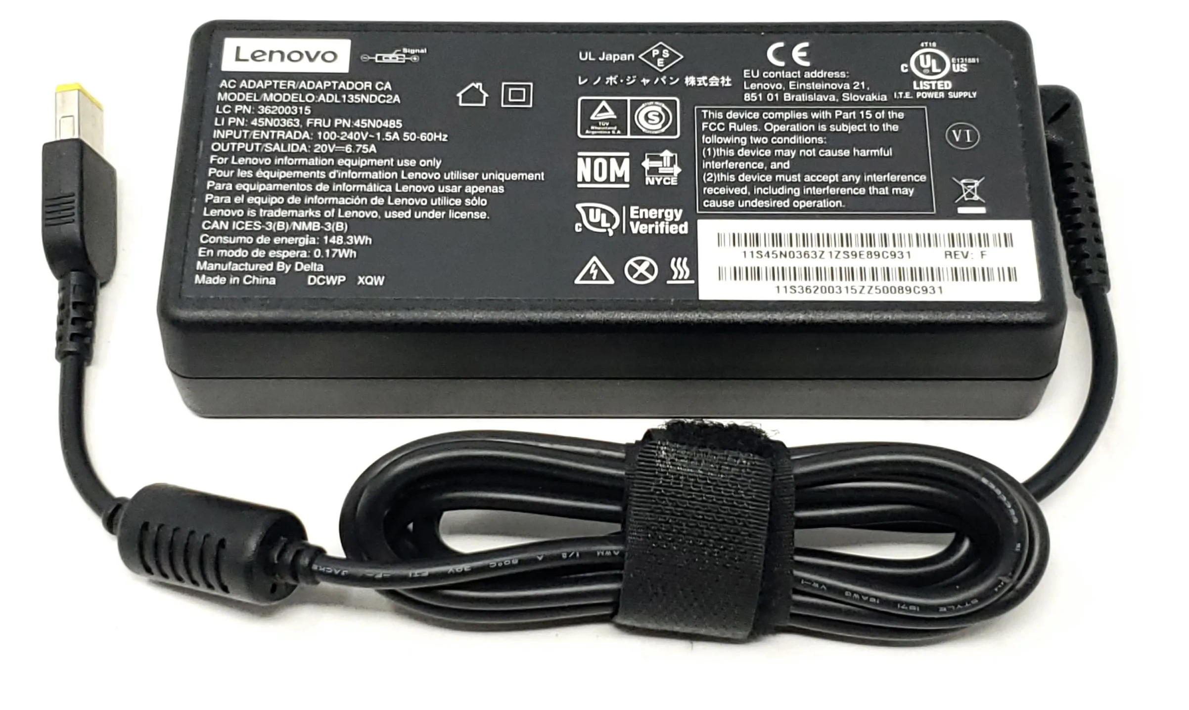 Netzteil für Lenovo ADL135NDC3A