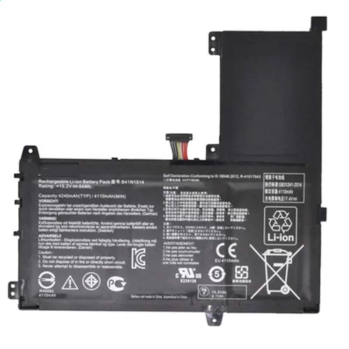 Akku für Asus B41N1514